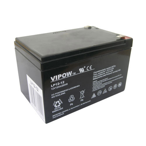 Batéria olovená 12V 12Ah VIPOW BAT0216