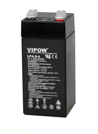 Batéria olovená 4V 4.9Ah VIPOW BAT0271