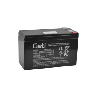 Batéria olovená 12V 7.5Ah GETI (konektor 6