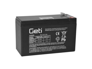 Batérie olovená 12V 7.0Ah GETI (konektor 4