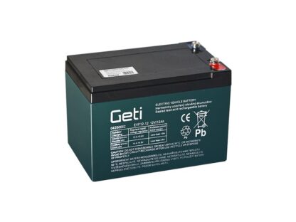 Batéria olovena 12V 12Ah GETI pre elektromotory