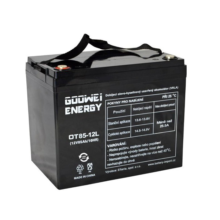 Trakčný olovený akumulátor 12V 85Ah GOOWEI ENERGY OTL85-12 DEEP CYCLE