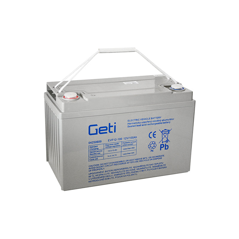 Batérie olovená 12V 100Ah GETI pre elektromotory